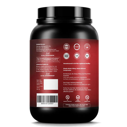 Fitspire Fit Super Pro Whey Protein Powder, 2 lbs (1350g), Whey Isolate & Concentrate Blend - close-up detail