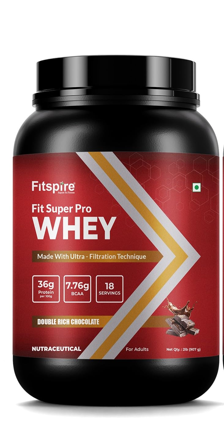 Fitspire Fit Super Whey Protein Powder, 1kg, Adult Protein Supplement, Zero Sugar, Digestive Enzyme Blend (14)