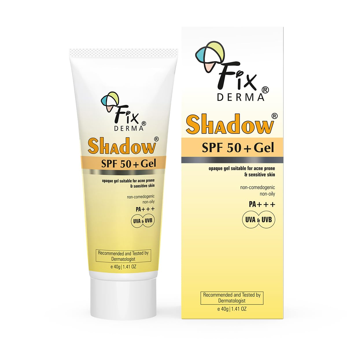 FIXDERMA Shadow Sunscreen Gel SPF 30+ Broad Spectrum | Lightweight Water Resistant for Oily Skin (26)