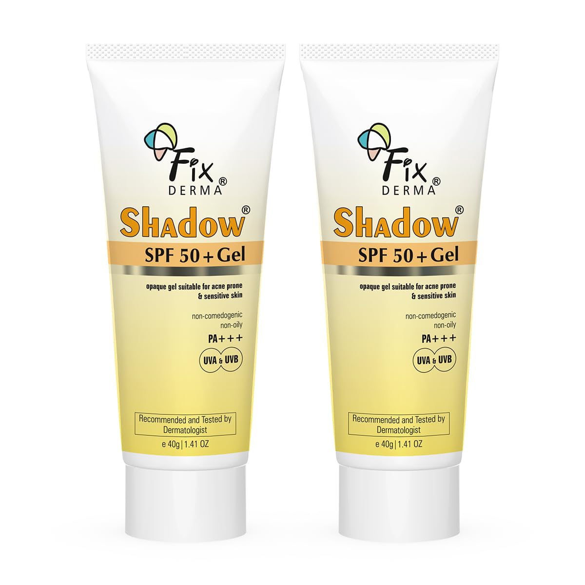 FIXDERMA Shadow Sunscreen Gel SPF 30+ Broad Spectrum | Lightweight Water Resistant for Oily Skin (32)