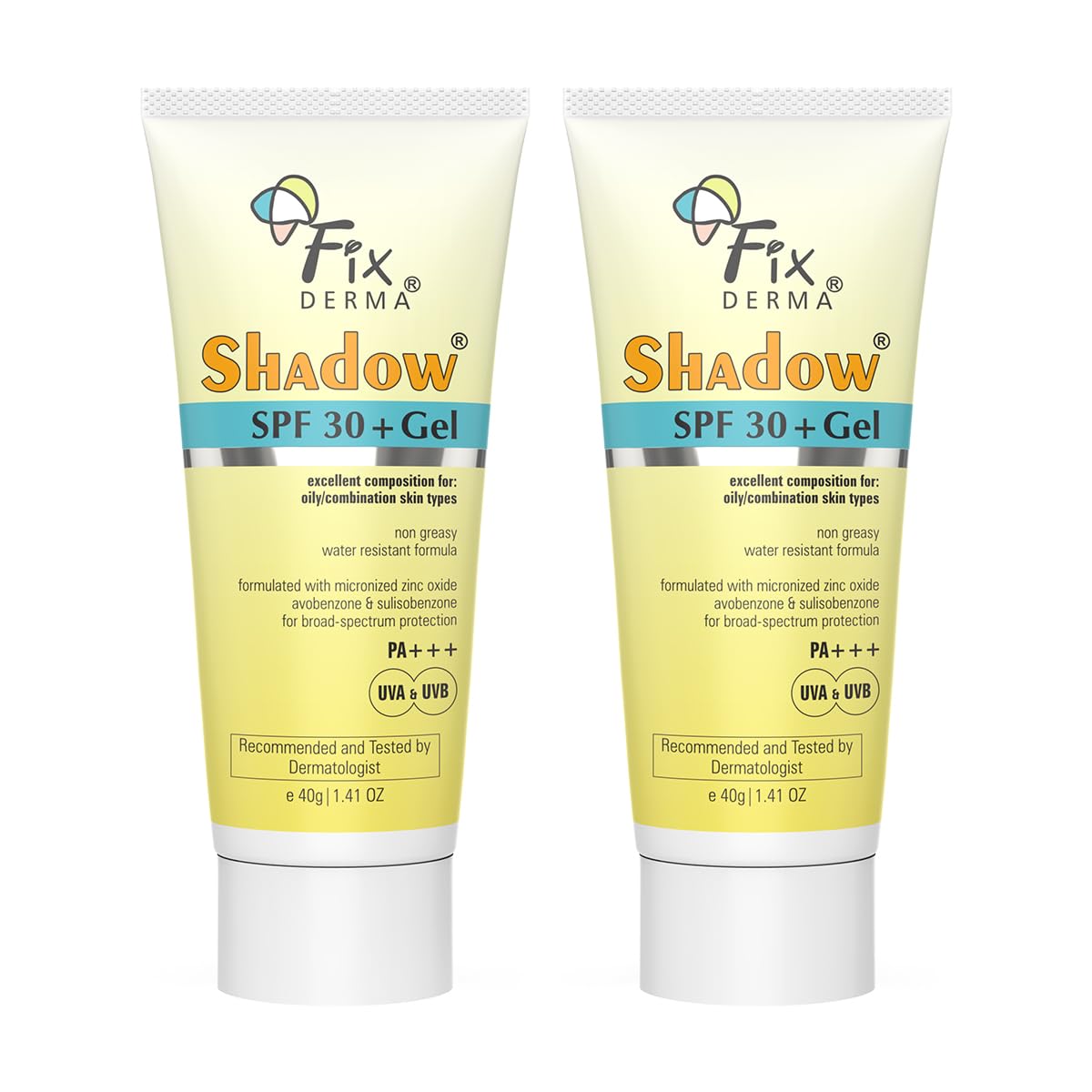 FIXDERMA Shadow Sunscreen Gel SPF 30+ Broad Spectrum | Lightweight Water Resistant for Oily Skin (9)