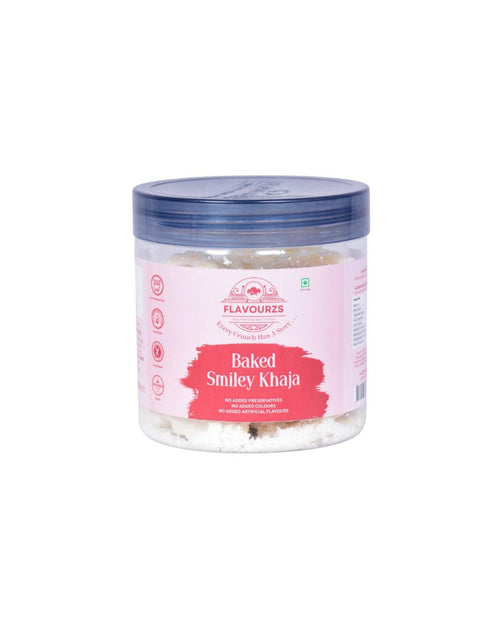 Flavourzs Foods Jodhpur's Flavour Smiley Khaja Traditional Sweet Snack, 150g, Baked with Pure Ghee & Flour