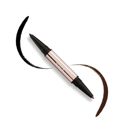 FLENC Kink Wink Kajal, 2-in-1 Black & Brown, 0.8g, Waterproof Smudge-Proof Eyeliner - front view