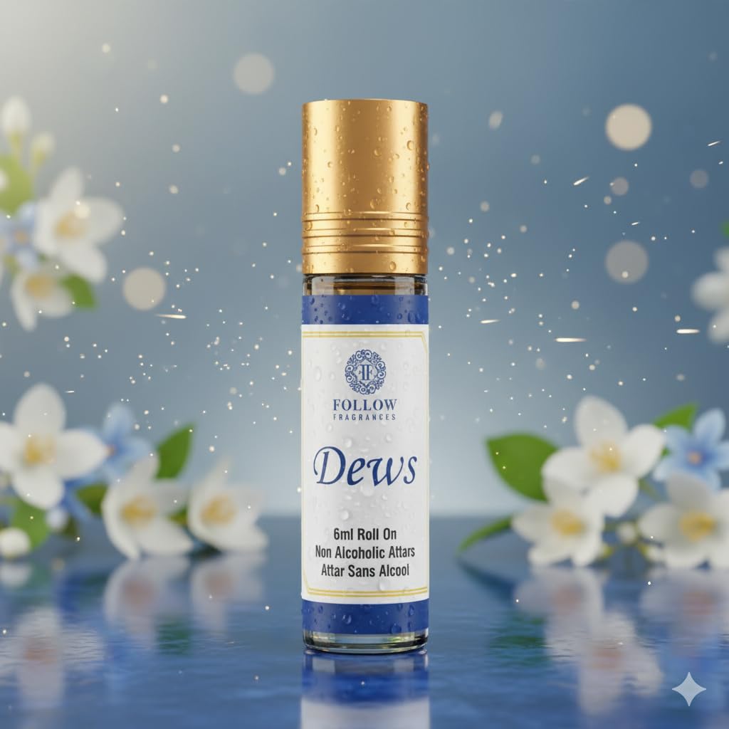 FOLLOW FRAGRANCES Attar, Non-Alcoholic Roll-On, 6 ml, Unisex Personal Fragrance - packaging (12)