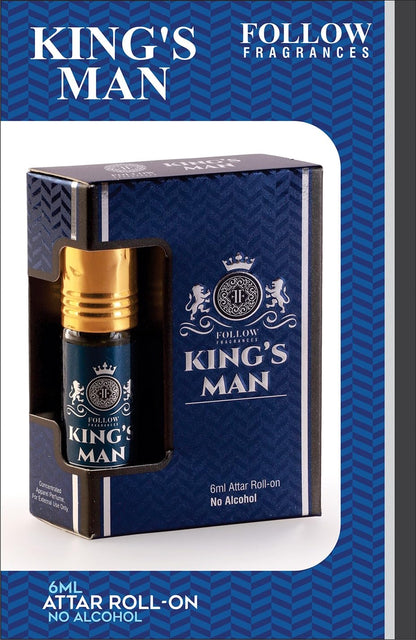 FOLLOW FRAGRANCES Attar, Non-Alcoholic Roll-On, 6 ml, Unisex Personal Fragrance - packaging (17)