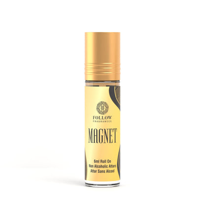 FOLLOW FRAGRANCES Attar, Non-Alcoholic Roll-On, 6 ml, Unisex Personal Fragrance - close-up detail (24)
