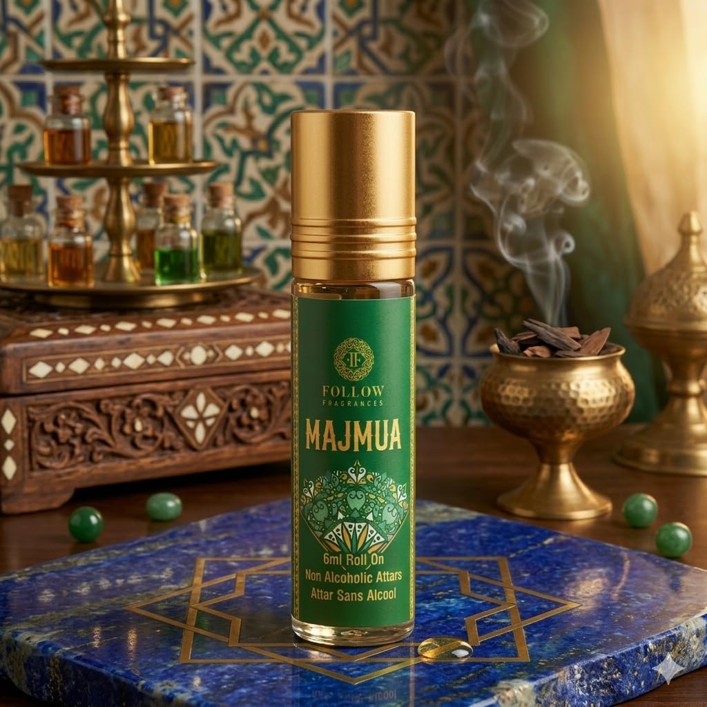 FOLLOW FRAGRANCES Attar, Non-Alcoholic Roll-On, 6 ml, Unisex Personal Fragrance - packaging (28)