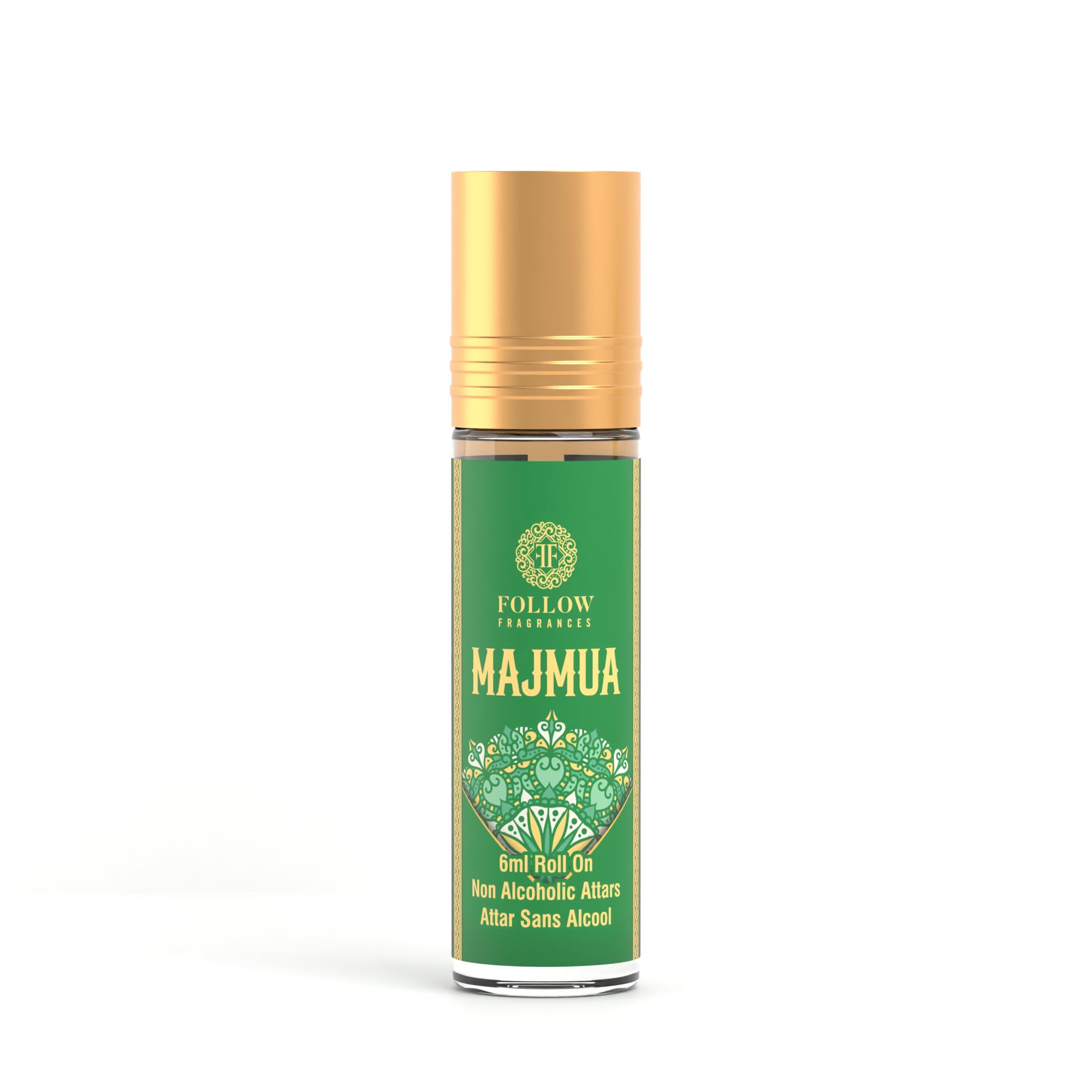 FOLLOW FRAGRANCES Attar, Non-Alcoholic Roll-On, 6 ml, Unisex Personal Fragrance - close-up detail (31)