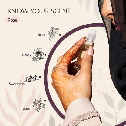 FOLLOW FRAGRANCES Attar, Non-Alcoholic Roll-On, 6 ml, Unisex Personal Fragrance - label detail (36)