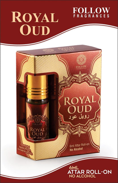 FOLLOW FRAGRANCES Attar, Non-Alcoholic Roll-On, 6 ml, Unisex Personal Fragrance - packaging (39)