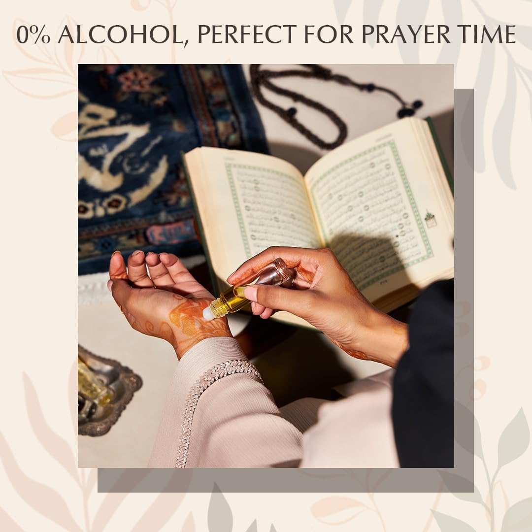 FOLLOW FRAGRANCES Attar, Non-Alcoholic Roll-On, 6 ml, Unisex Personal Fragrance - packaging
