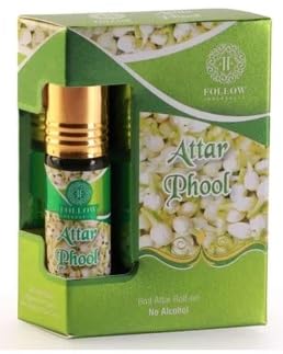 FOLLOW FRAGRANCES Attar, Non-Alcoholic Roll-On, 6 ml, Unisex Personal Fragrance (8)
