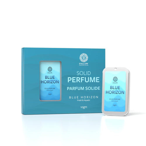 FOLLOW FRAGRANCES Solid Perfume Balm, 10g, Alcohol-Free, Unisex Travel Fragrance
