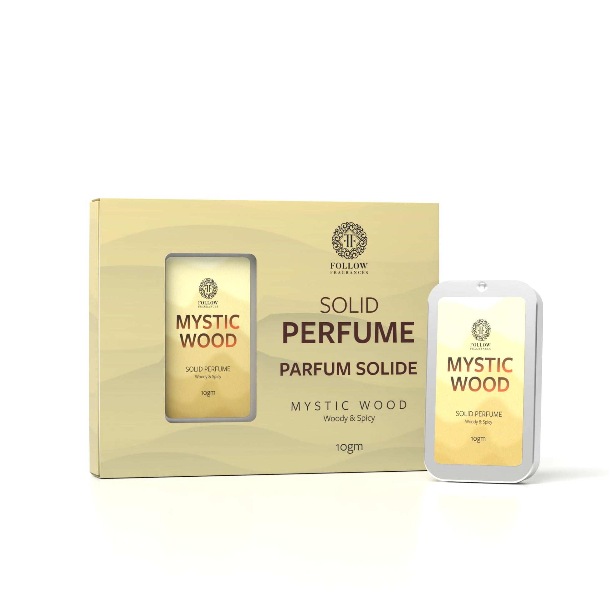 FOLLOW FRAGRANCES Solid Perfume Balm, 10g, Alcohol-Free, Unisex Travel Fragrance (16)