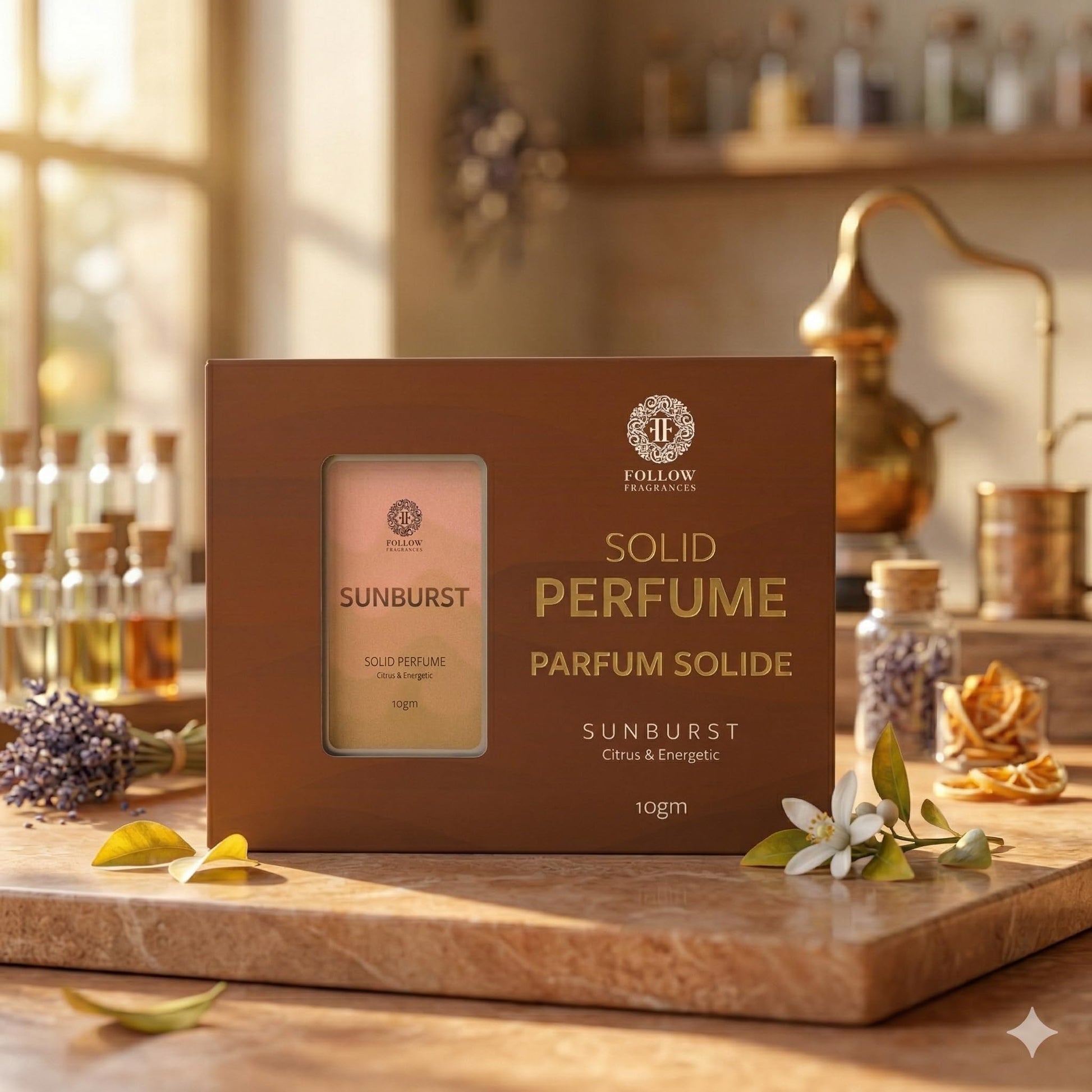FOLLOW FRAGRANCES Solid Perfume Balm, 10g, Alcohol-Free, Unisex Travel Fragrance - packaging (29)
