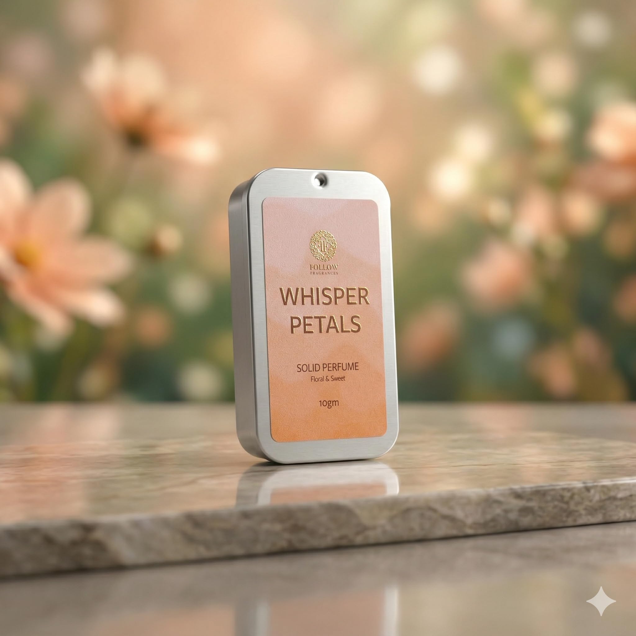 FOLLOW FRAGRANCES Solid Perfume Balm, 10g, Alcohol-Free, Unisex Travel Fragrance - front view (31)