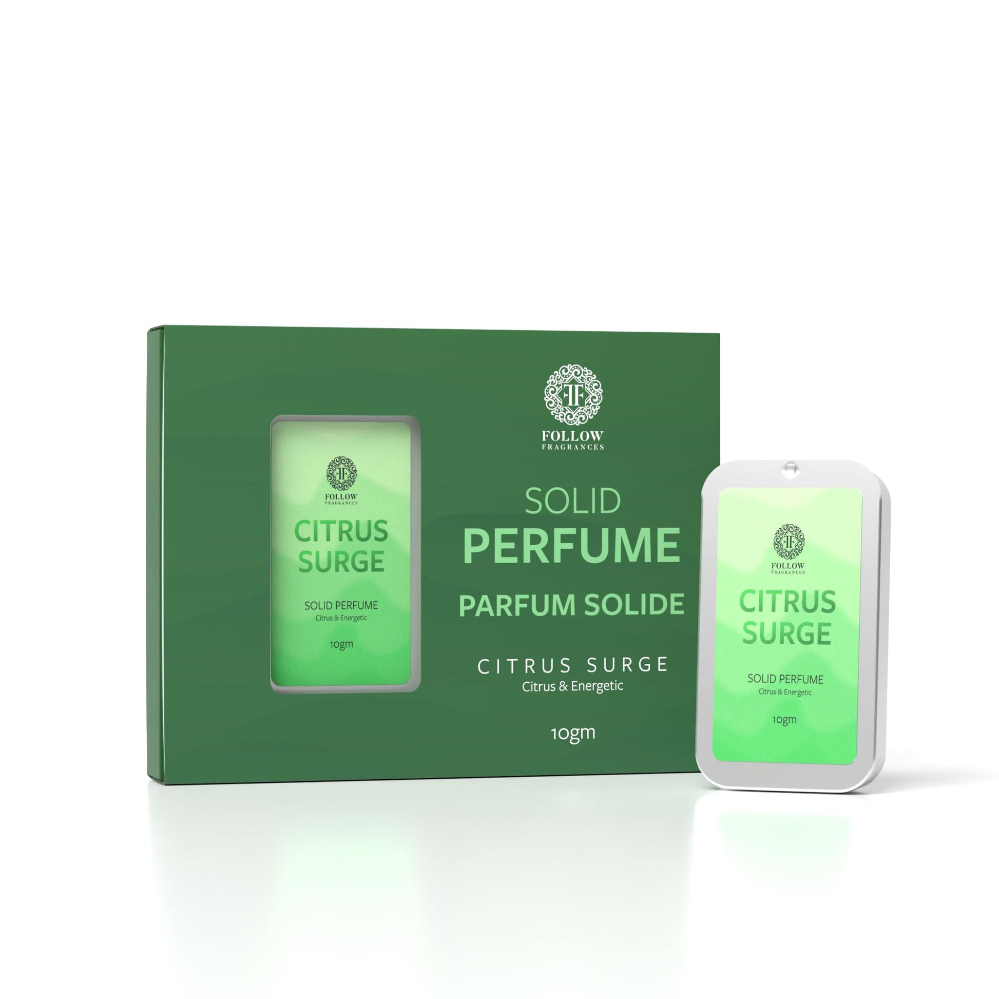 FOLLOW FRAGRANCES Solid Perfume Balm, 10g, Alcohol-Free, Unisex Travel Fragrance (7)