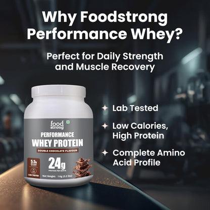 Foodstrong Whey Protein Isolate, Grass-Fed Hormone-Free, With Turmeric and Digestive Enzymes, No Added Sugar - front view (11
