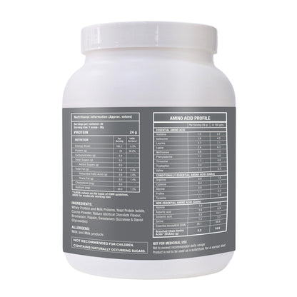 Foodstrong Whey Protein Isolate, Grass-Fed Hormone-Free, With Turmeric and Digestive Enzymes, No Added Sugar - close-up detai