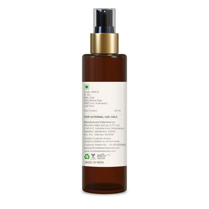 Forest Essentials Fragrant Body Mist Nargis - Aloe Vera Infused Perfume Spray, Unisex, Organic - label detail (12)