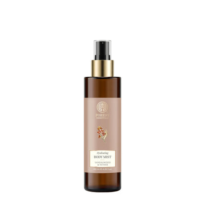 Forest Essentials Fragrant Body Mist Sandalwood & Vetiver with Aloe Vera, Unisex Body Spray (6)