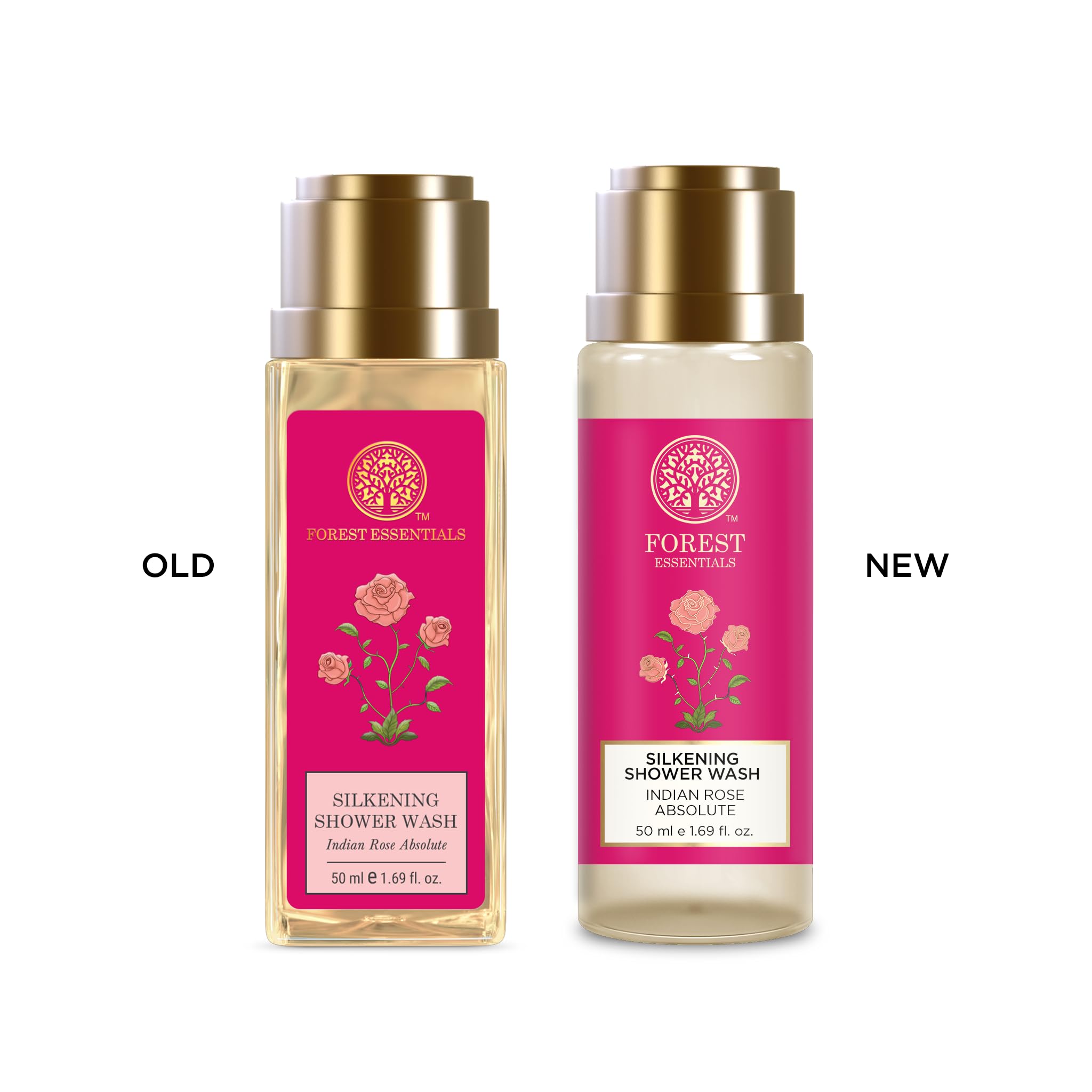 Forest Essentials Indian Rose Shower Wash, Sulphate-Free Ayurvedic Body Wash, Unisex - ingredients panel