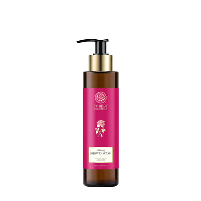 Forest Essentials Indian Rose Shower Wash, Sulphate-Free Ayurvedic Body Wash, Unisex (7)
