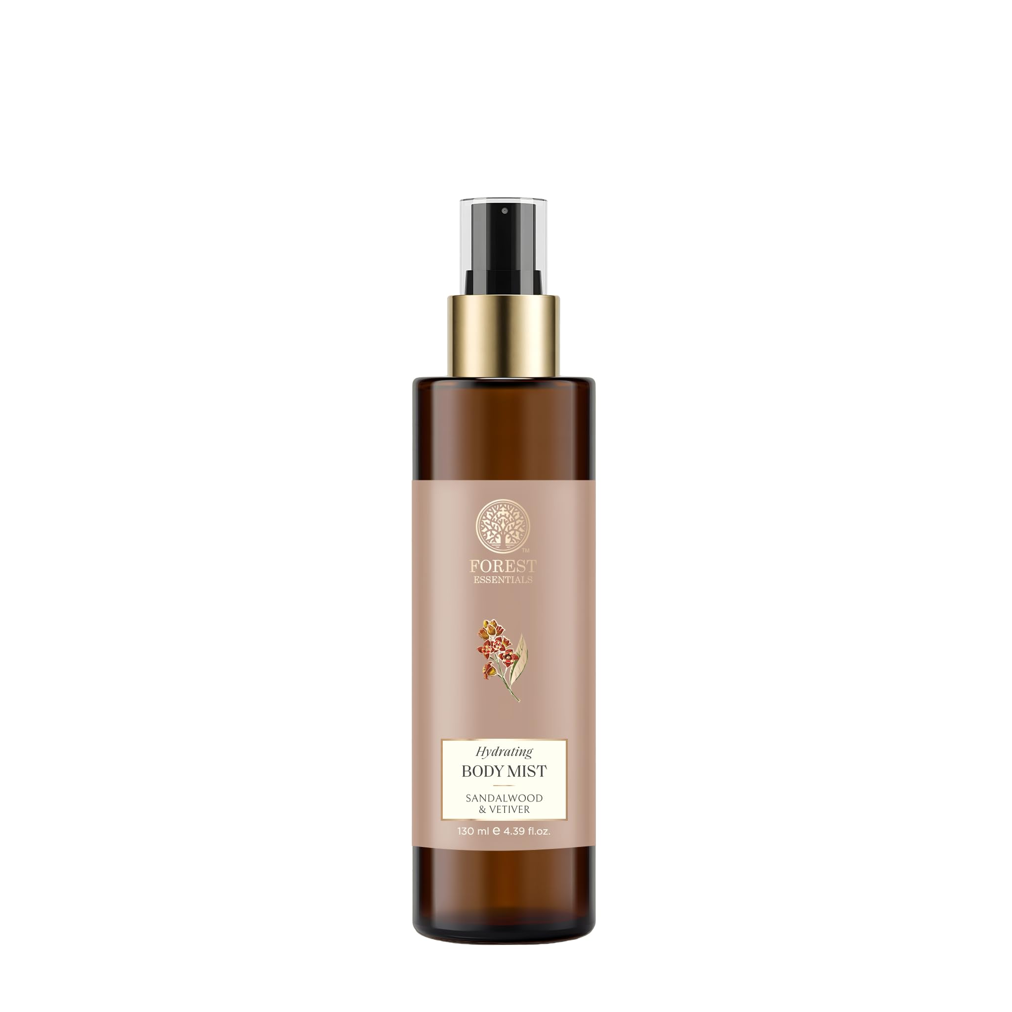 Forest Essentials Sandalwood & Vetiver Body Mist with Aloe Vera Juice - Unisex Fragrance (6)