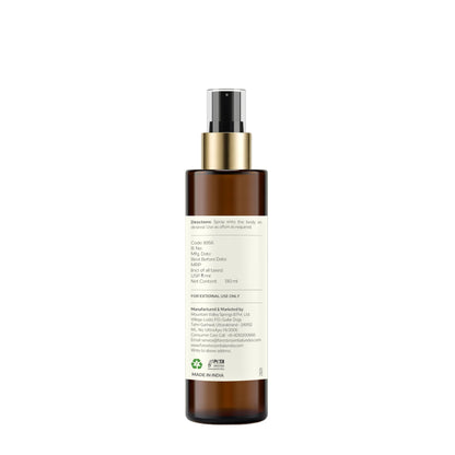 Forest Essentials Sandalwood & Vetiver Body Mist with Aloe Vera Juice - Unisex Fragrance - back view (8)