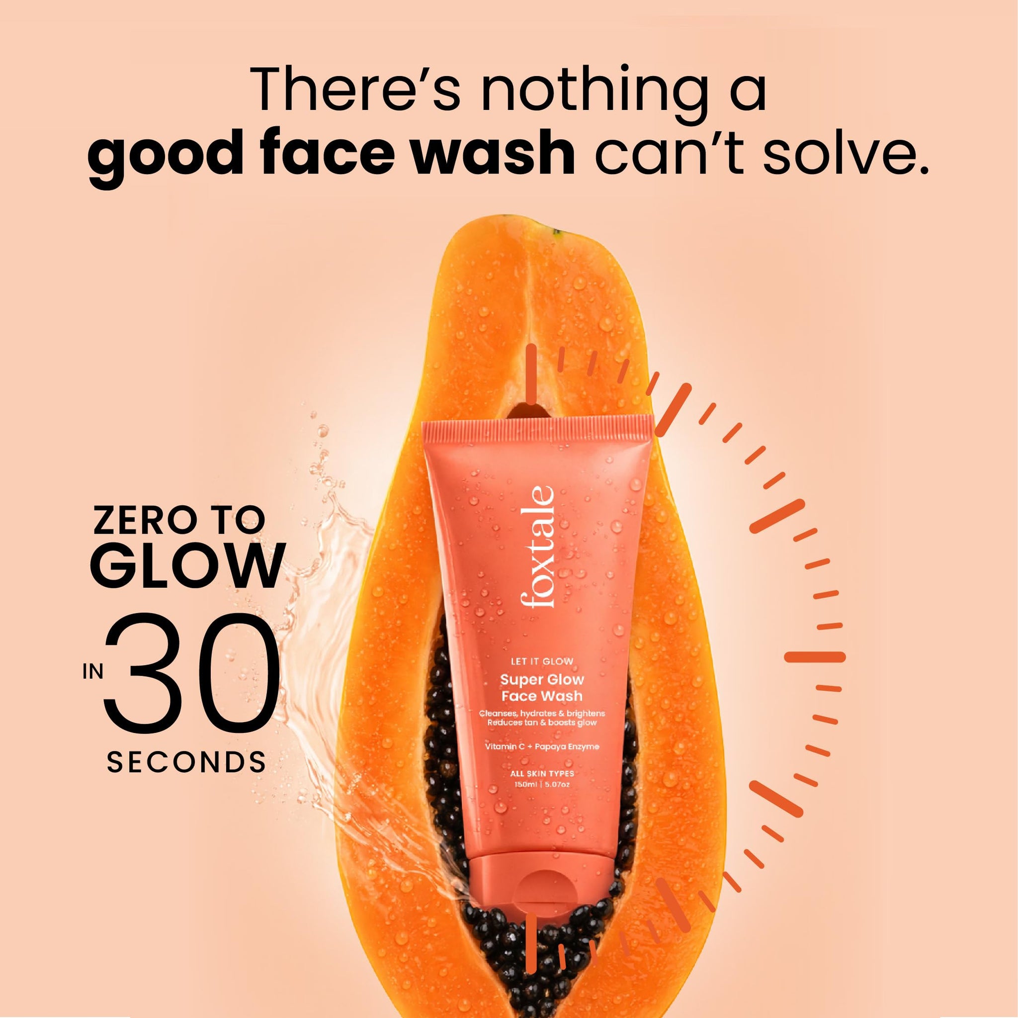 FoxTale Face Wash with 2% Salicylic Acid and Niacinamide for Oily and Acne-Prone Skin - size and scale (41)