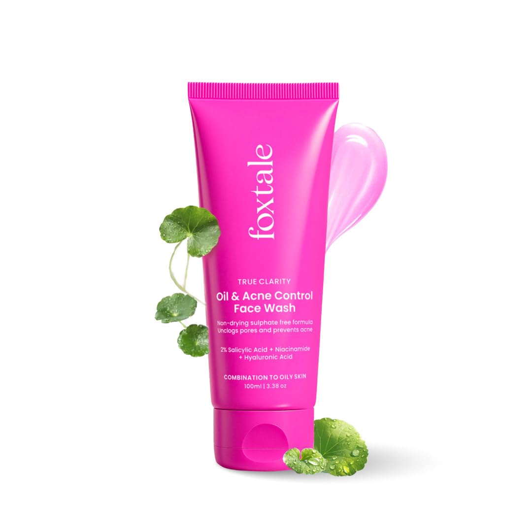 FoxTale Face Wash with 2% Salicylic Acid and Niacinamide for Oily and Acne-Prone Skin (8)