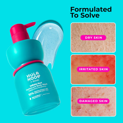 FoxTale Hula Hoop 8% De-Tan Body Wash, 2x250ml, with Niacinamide, Glycolic Acid & Salicylic Acid, Unisex - packaging (41)