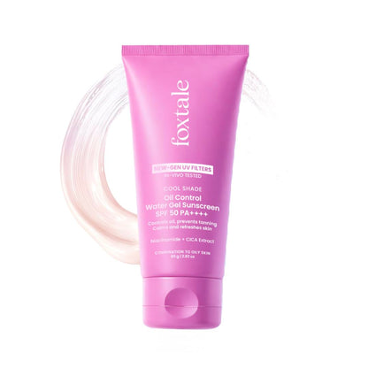 FoxTale Sunscreen SPF 50 PA++++ with Vitamin C & Niacinamide, Lightweight, Non-Greasy, No White Cast (44)