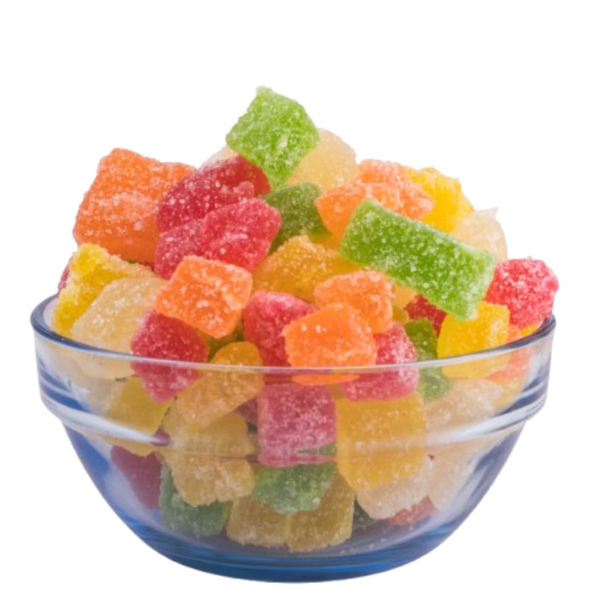 Froods Colorful Fruit Flavored Jelly Candies, Soft & Chewy Sugar Coated Bites, Vegan Snack, 250g - ingredients panel