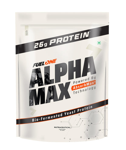 FUELONE Alpha Max Bio-Fermented Yeast Protein Powder, 1kg (2.2lbs), Adult Formula