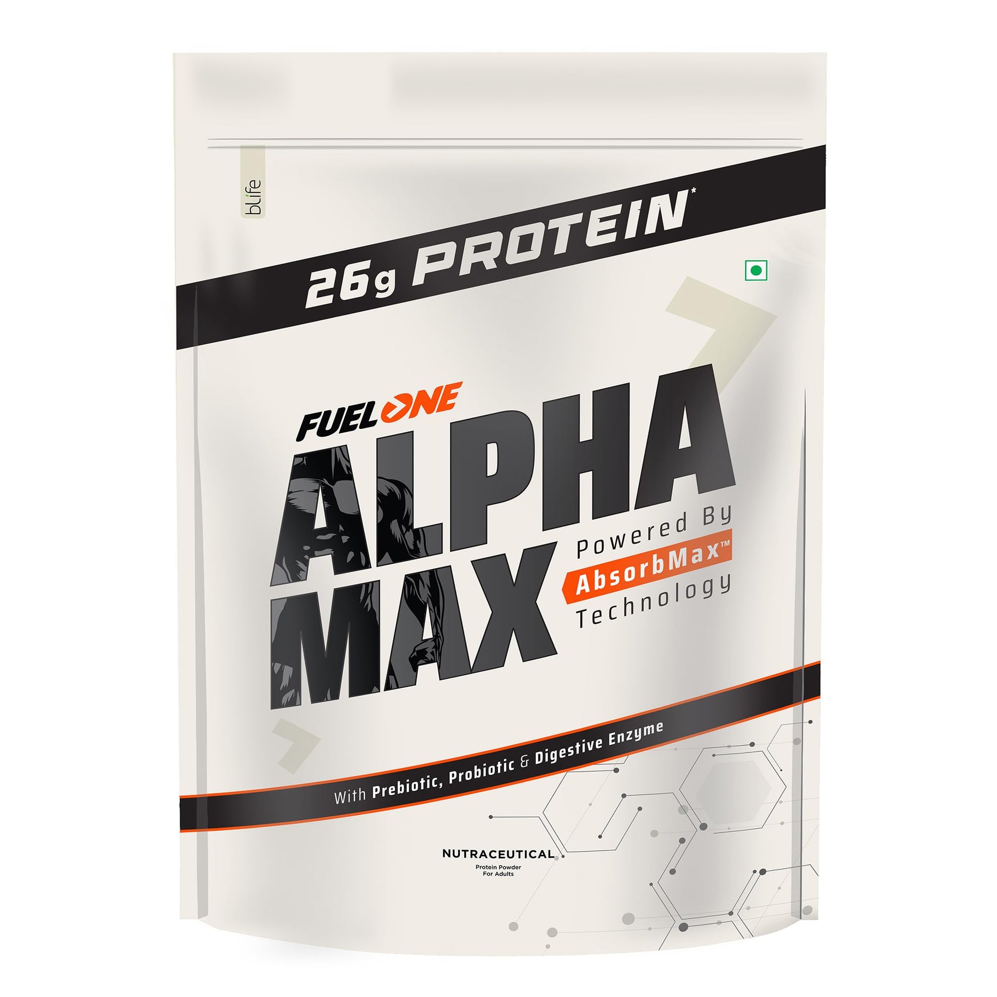 FUELONE Alpha Max Bio-Fermented Yeast Protein Powder, 1kg (2.2lbs), Adult Formula (9)