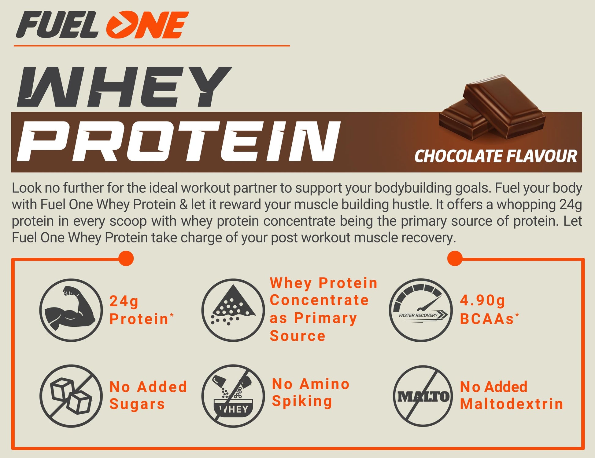 FUELONE Whey Protein Powder, 1kg, with BCAAs, EAAs, Zinc, Vitamin C and D - in use (13)