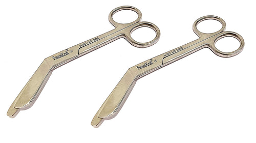 FusionKraft Braun Episiotomy Scissors, 6 Inch, Angled Blades, Blunt Tips, Stainless Steel, Pack of 2