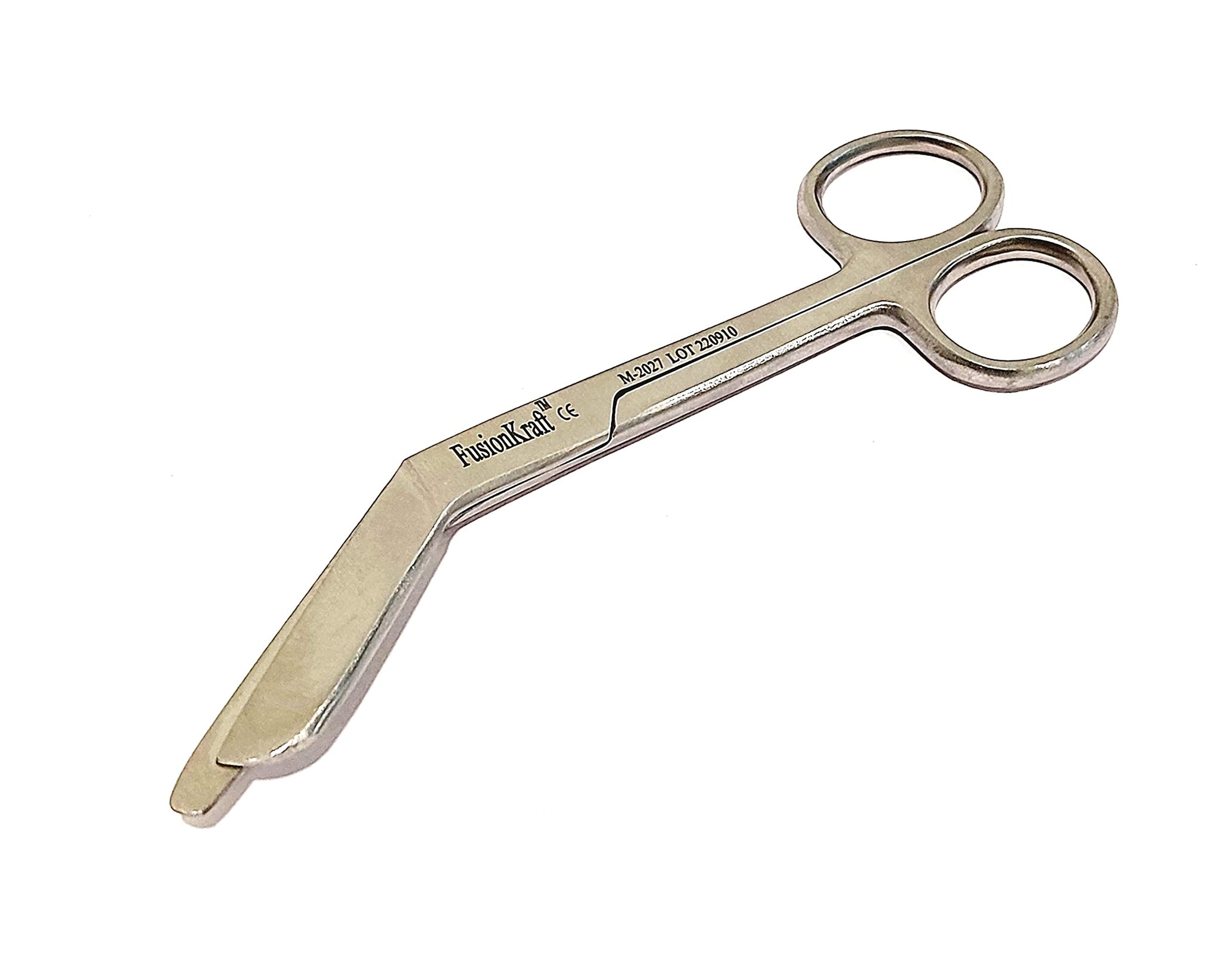 FusionKraft Braun Episiotomy Scissors, 6 Inch, Angled Blades, Blunt Tips, Stainless Steel, Pack of 2 - front view