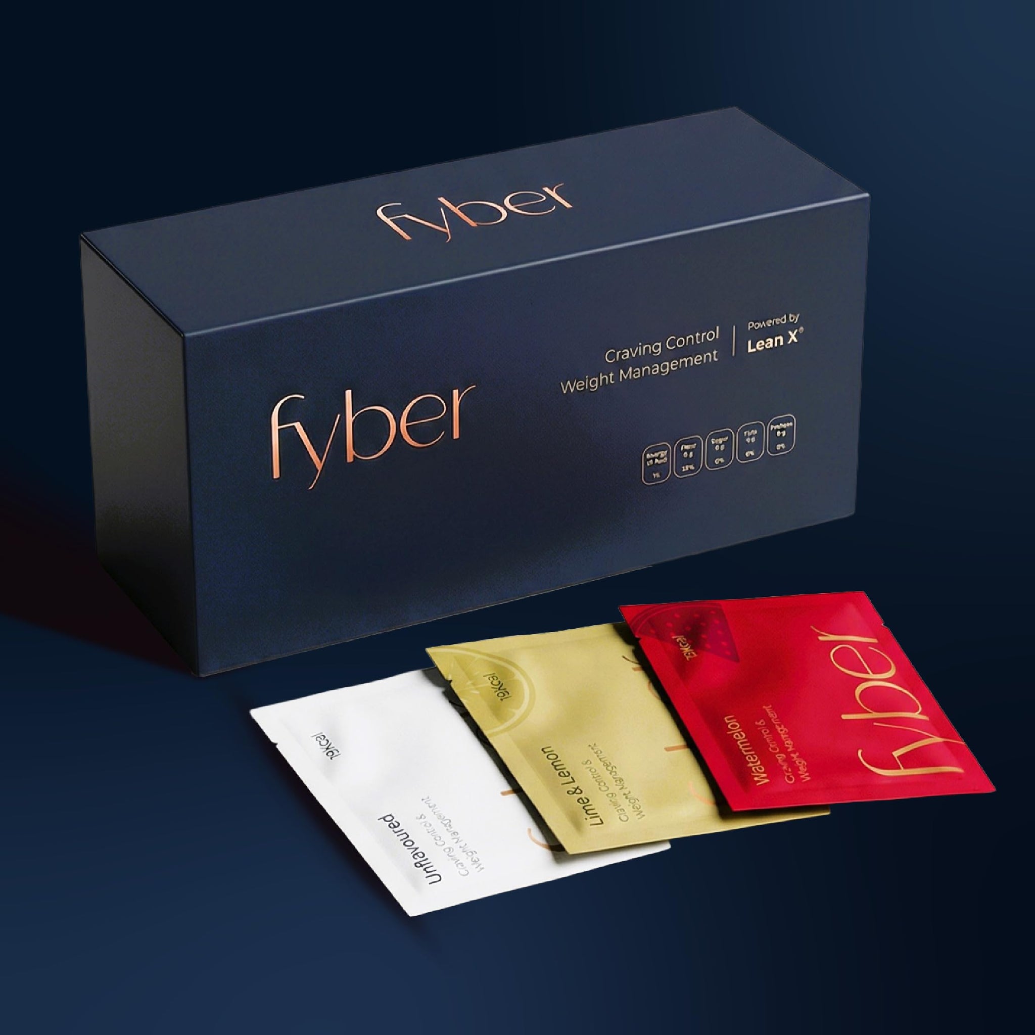 Fyber Dietary Supplement Powder, Assorted Flavors (Unflavoured, Lime Lemon, Watermelon), 30 Sachets (30 Days)