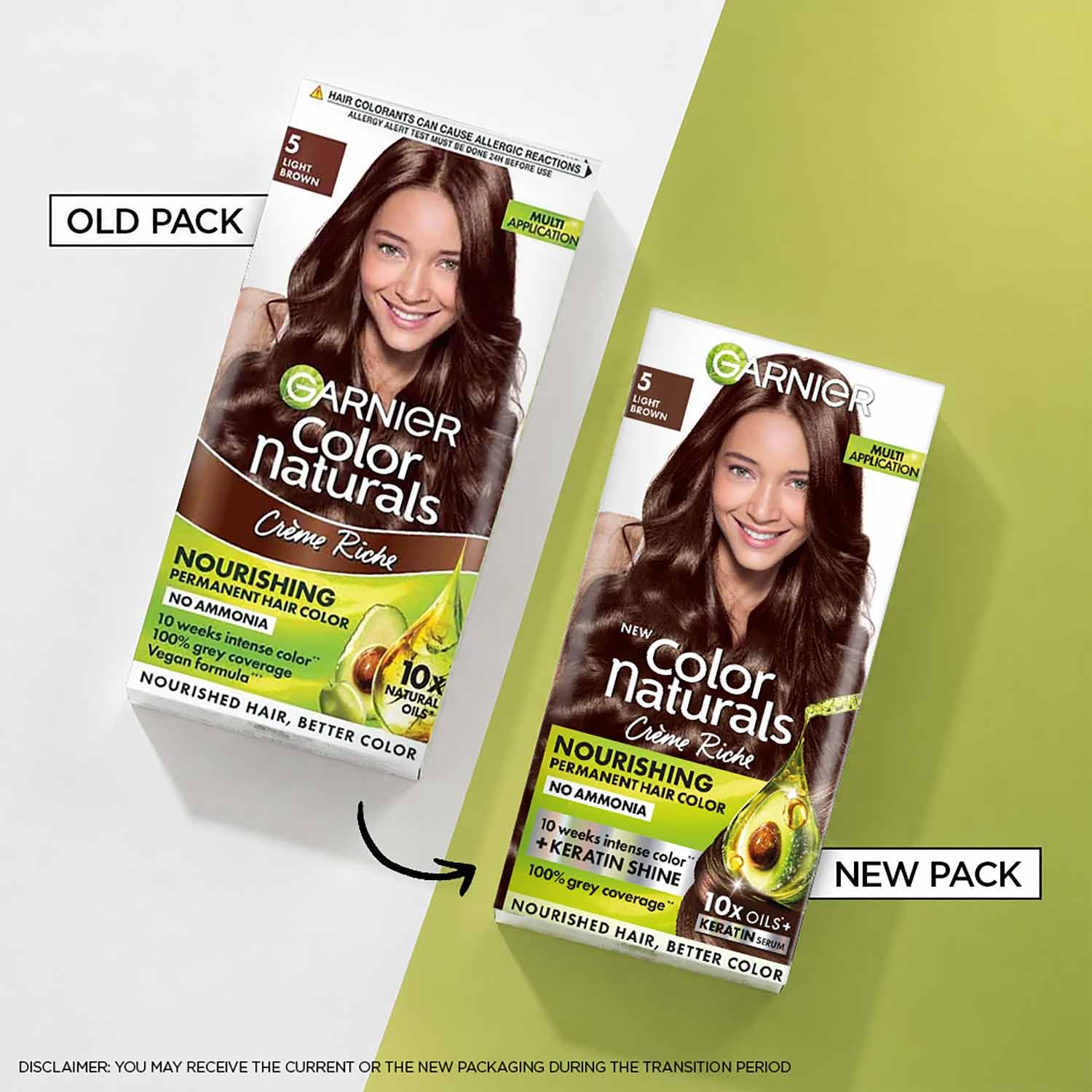 Garnier Color Naturals Permanent Hair Color, Ammonia Free, with Natural Oils and Keratin Serum, 1 Kit - back view (30)