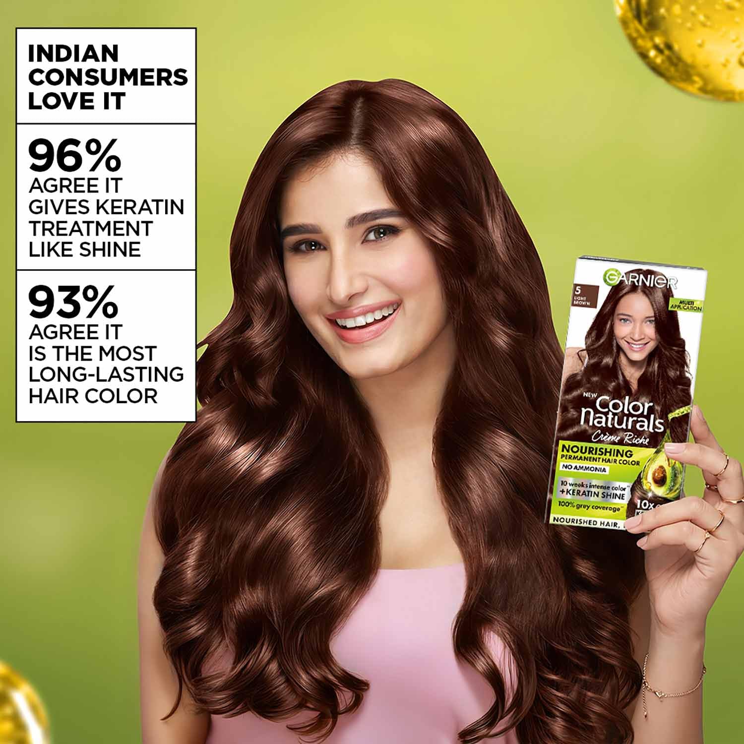 Garnier Color Naturals Permanent Hair Color, Ammonia Free, with Natural Oils and Keratin Serum, 1 Kit - size and scale (36)