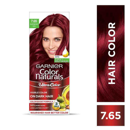 Garnier Color Naturals Permanent Hair Color, Ammonia Free, with Natural Oils and Keratin Serum, 1 Kit - in use (54)