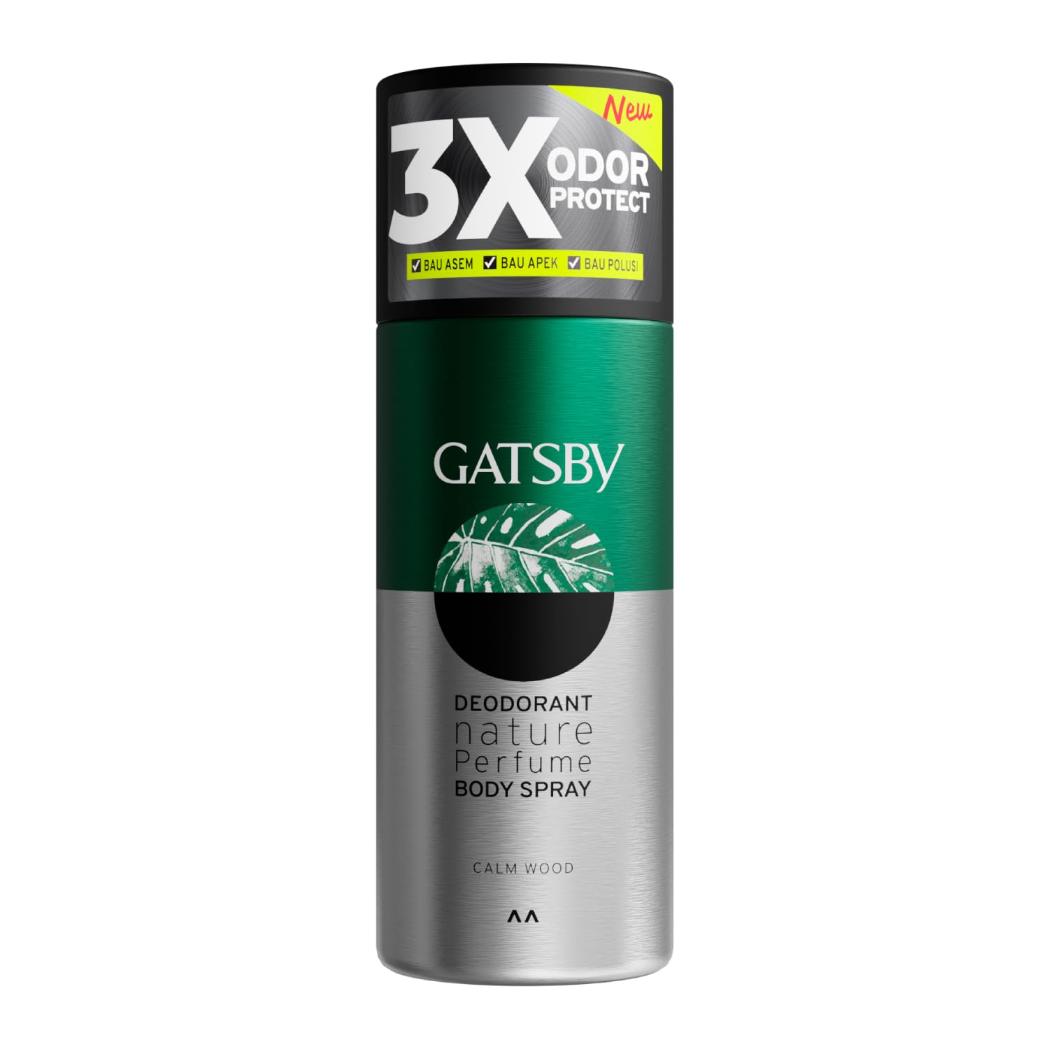 Gatsby Deodorant Body Spray for Men, Calm Wood, 150ml, Long-Lasting Nature-Inspired Scent