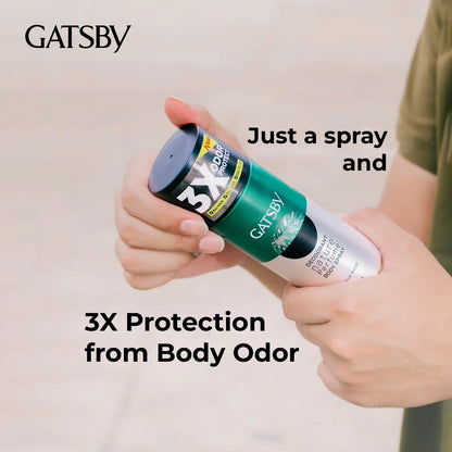 Gatsby Deodorant Body Spray for Men, Calm Wood, 150ml, Long-Lasting Nature-Inspired Scent - front view