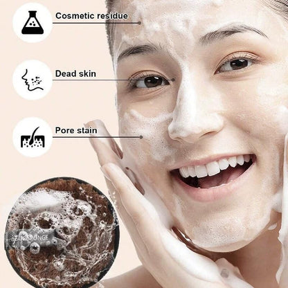 Gege Bear 20 Piece Makeup Sponge Set, Multi-Shape Non-Latex Beauty Puff Collection with Headband and Cleaning Pad - packaging