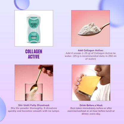 Gelixer Active Collagen Powder, Japanese Marine Collagen Peptide with Whey Protein, Unisex Adult Supplement - ingredients pan