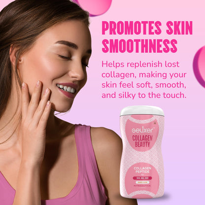 Gelixer Active Collagen Powder, Japanese Marine Collagen Peptide with Whey Protein, Unisex Adult Supplement - back view (9)