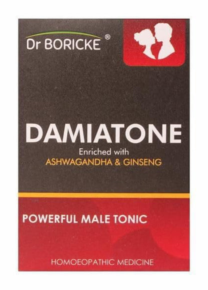 Generic Dr Boricke Damiatone Oral Drops, 30g, Nutritional Supplement for Men - front view