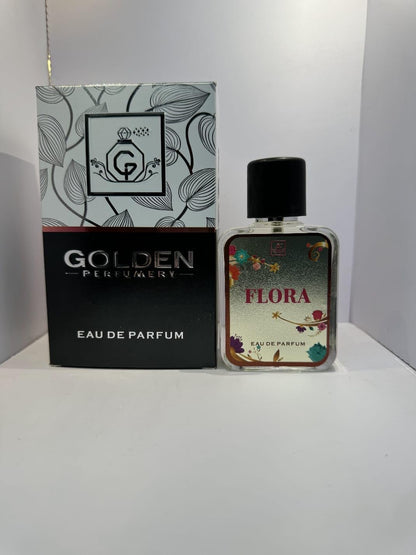 Generic Flora Natural Perfume, 50 ml, Unisex Eau de Parfum Floral Fragrance - label detail
